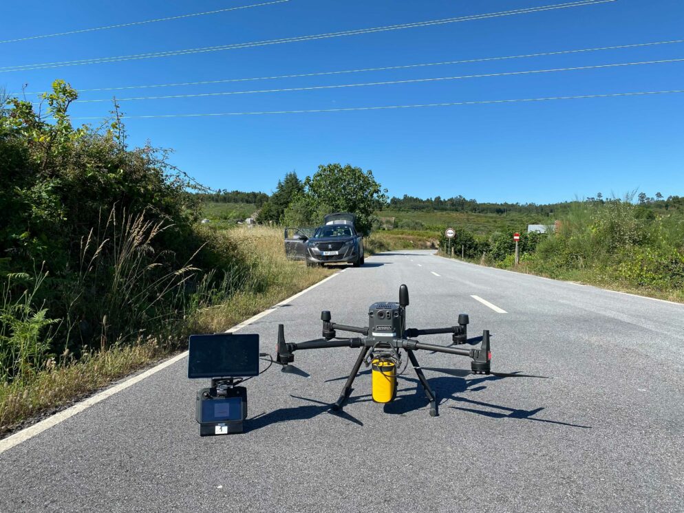 Hepta's drone set-up for E.DIS